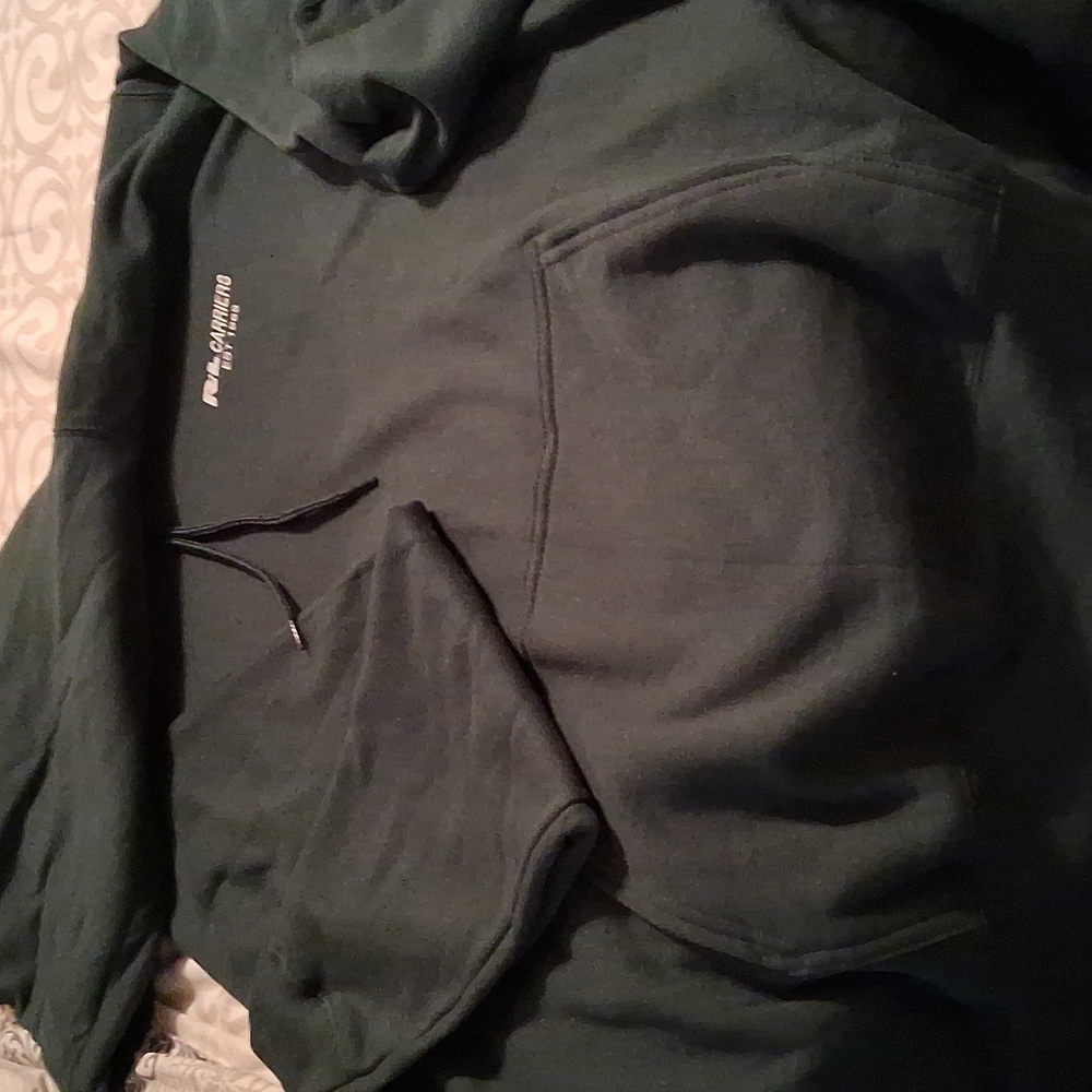 R+L Carriers Size XL, Dark Green Sweatshirt With Hoodie. New - Picture 7 of 9